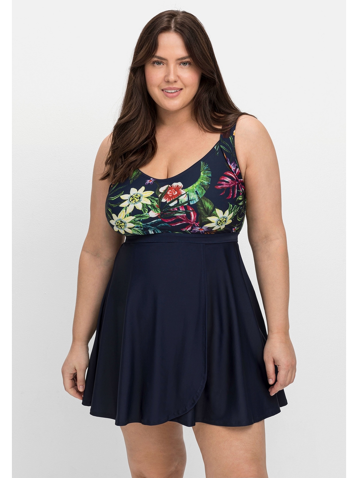 sheego by Joe Browns Tankini-Top "Tankini-Oberteil", in ausgestellter Longform