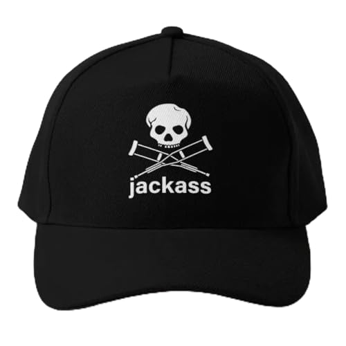 Baseballmütze Jackass Baseballmütze Hut Jungen Sonne Einfarbige Kappe Hip Hop Sommer Herren Mütze Fisch Bedruckt Snapback Sport Schwarz Outdoor