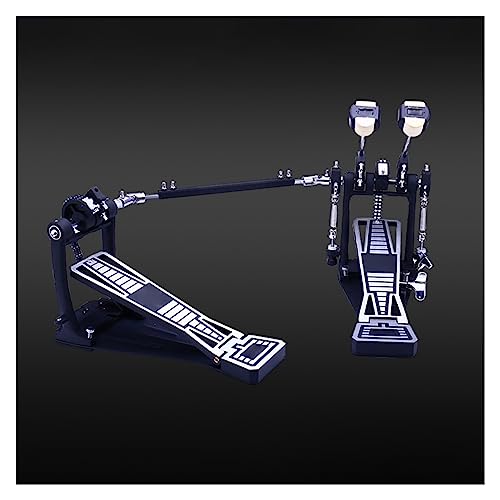 Drum Jazz Drum Double Step Hammerpedal Double Chain Step Hammer Verdickter Trommelstock Aus Legierung Bass drum-Pedal für Anfänger