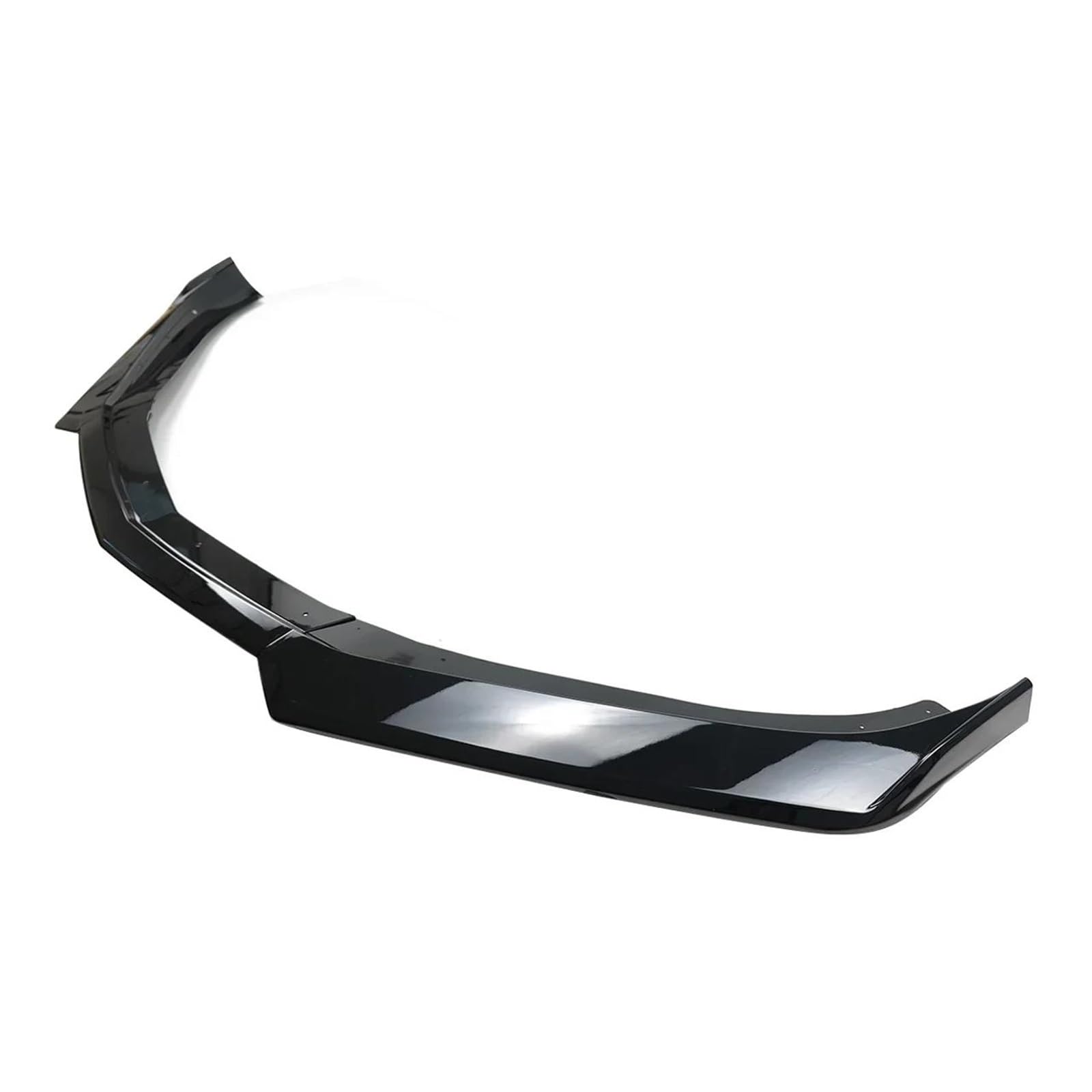 Splitter Frontspoilerlippe Splitter Spoiler Diffusor Carbon Fiber Look Glänzend Schwarz Für Chevy Für Camaro SS 2016-2024 / LS LT RS 2019-2024 Frontlippe(Glossy Black)