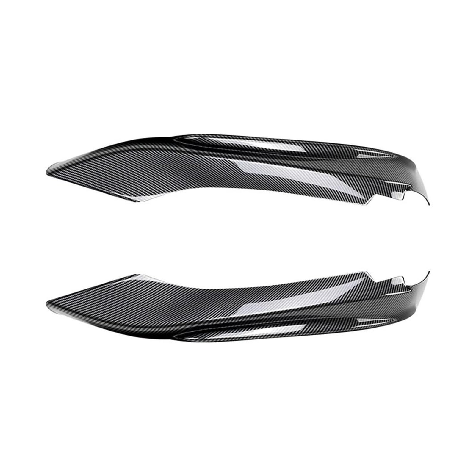 Splitter Frontspoilerlippe Splitter Spoiler Nebelscheinwerfer Kühlergrill Für 4er F32 F32 F36 420d 425d 430i 430d 435d MP Tech 2014-2020 Frontlippe(Carbon Look Splitter)