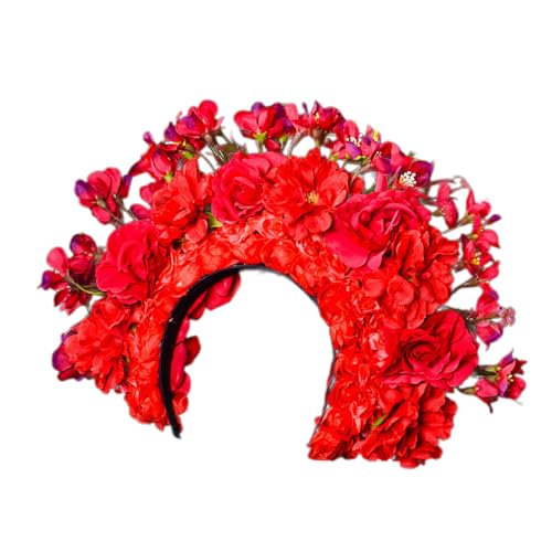 Rosenkranz, Strandblumen, Girlanden, Blumen-Haarband, Hochzeitskränze, Haarband für Damen und Mädchen