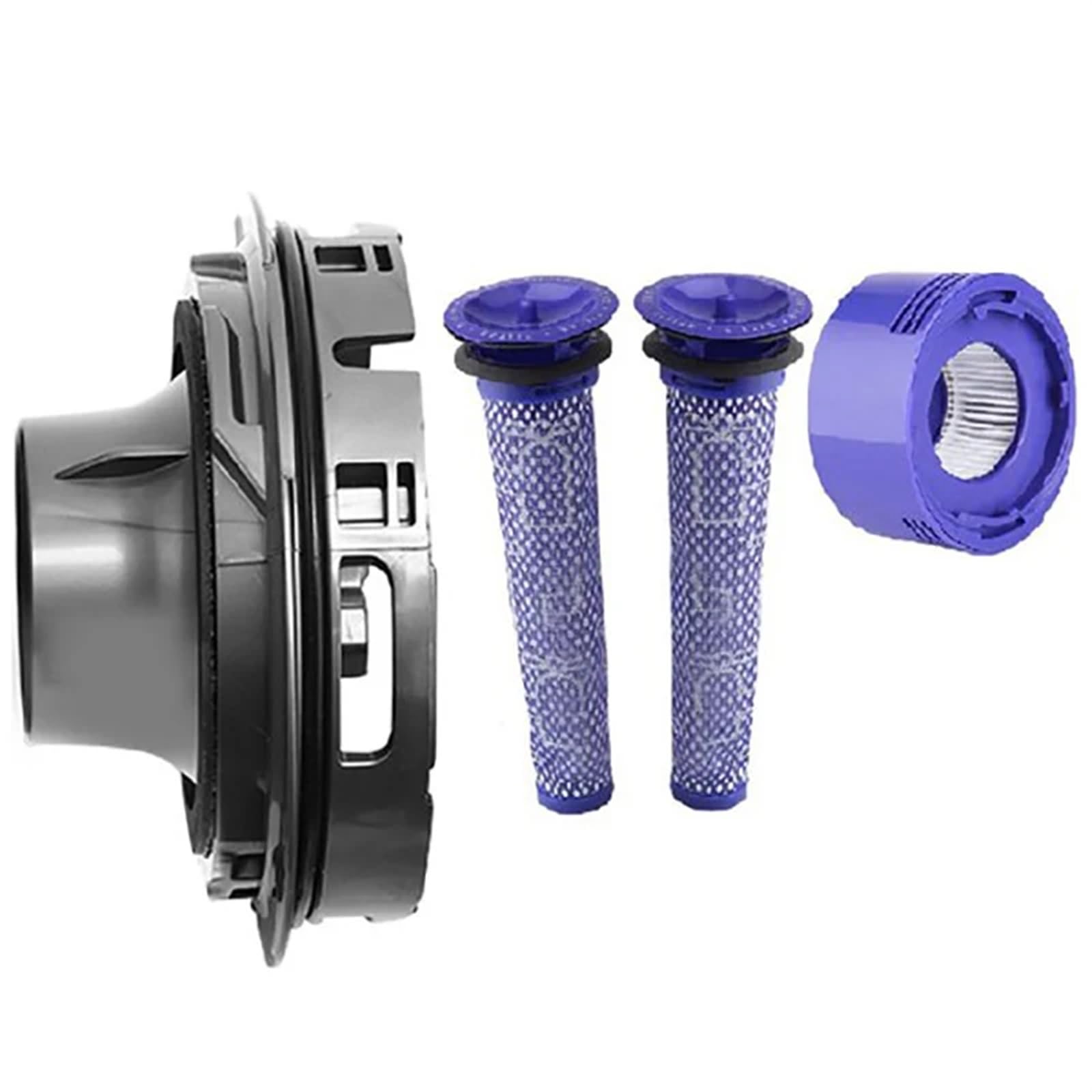 DOFABI Motor-Hinterabdeckung, Hintere Abdeckung, Hinterer Filter, Vorfilter, for Dyson, V7 V8 Staubsaugerteile Filter Kehrmaschine Reinigungswerkzeug HEPA-Filter ersetzen