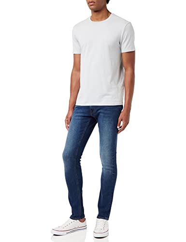 Lee Herren Tapered' Tapered Fit Jeans Luke', Blau (Dark Diamond Ft), 28W / 32L (Herstellergröße: 28W / 32L)