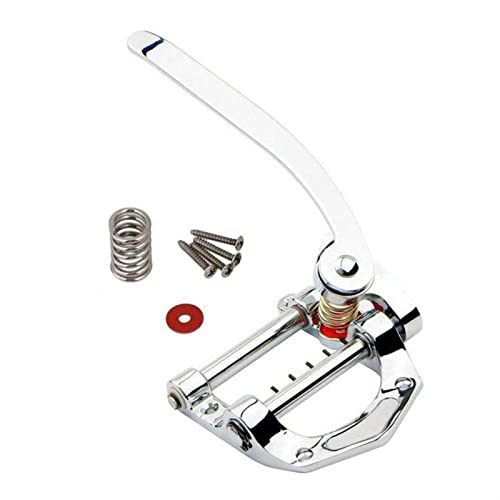 1 Stücke E-Gitarre Tremolo Unit Vibato Bridge Für E-Gitarren Tune-o-matic Steg (Color : Silver)