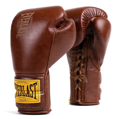 EVERLAST Sparring Handschuhe 1910 LACE Glove BRAUN 12 OZ