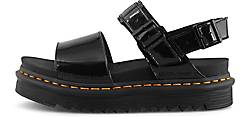 Dr. Martens, Lack-Sandale Voss in schwarz, Sandalen für Damen 2