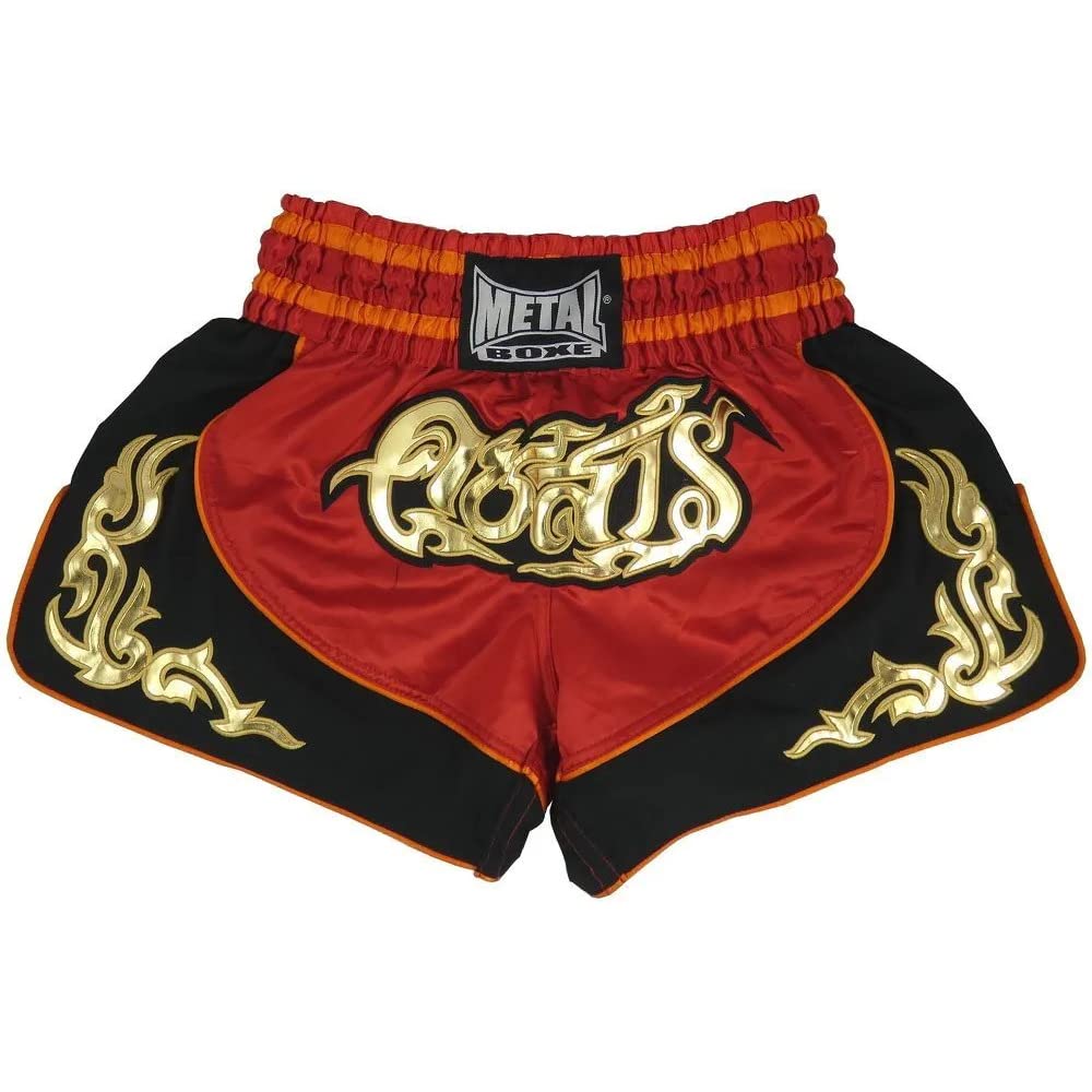 METAL BOXE Short Thaï Lumpinee Rouge M