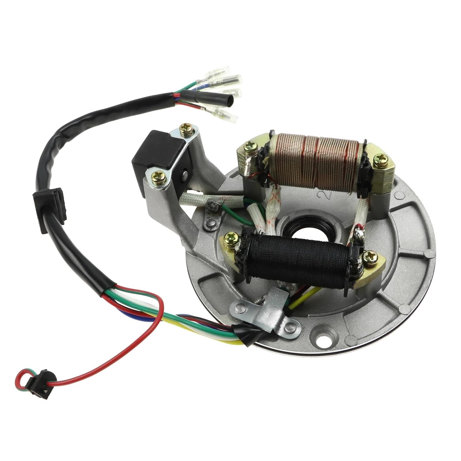 Stator Spule Zündung Stator Magneto Platte Spule Für 50cc 70cc 90cc 110cc 125cc Dirt Bike Für ATV Go Kart XR50 Für SDG Für SSR 107 110 125 CC Zündung Lichtmaschine Stator