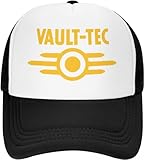 GPMZZMIX Baseballkappe Hiphop Sonnenhut Classic Vault Tec Trucker Hut Männer Frauen Individuell verstellbar Erwachsene Videospiel Fallout Baseballkappe Frühlingsgeschenk