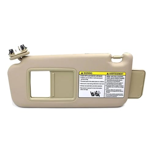 Car Inside Sonnenblende Für Toyota Für RAV4 2006-2013 74320-42501-B2 74320-42501-A1 Fahrer Grau Beige Auto Links Rechts Sonnenblende Block Schatten Vorderseite Sonnenblende(Beige Left)