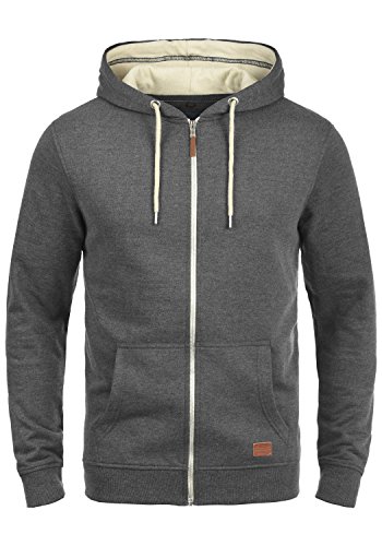 BLEND Hulker 20704468ME Zip-Hood, Größe:S;Farbe:Charcoal (70818)