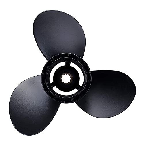 Jodriva 58100-96430-019 Außenbordpropeller aus Aluminiumlegierung 10 1/4 Propeller für Außenbordmotoren