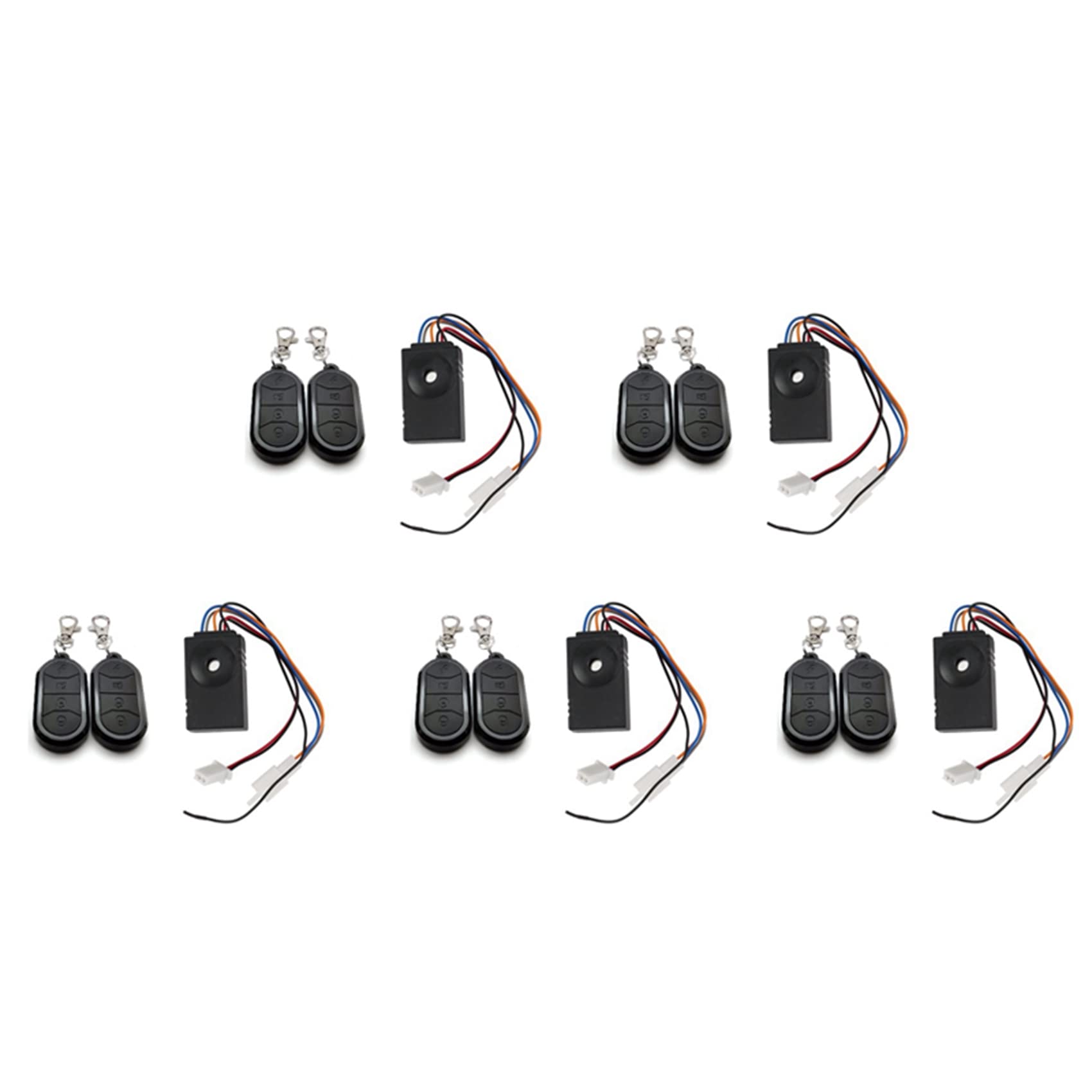 SICOSALT 5X Ebike Alarm System Dual Fernbedienung 36V 48V 60V 72V Alarm Zubehör Universal Wasserdicht Fahrrad