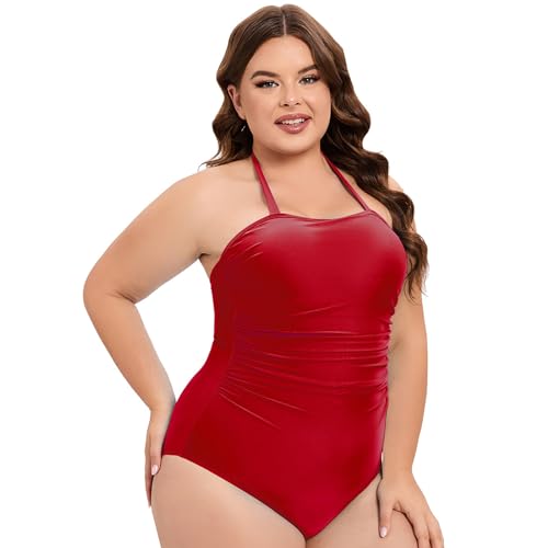 Zkydhbd Damen Schwimmanzug Mit Neckholder Und Neckholder Push Up Badeanzug 1-teiliger Badeanzug Für Den Urlaub Strandkleidung