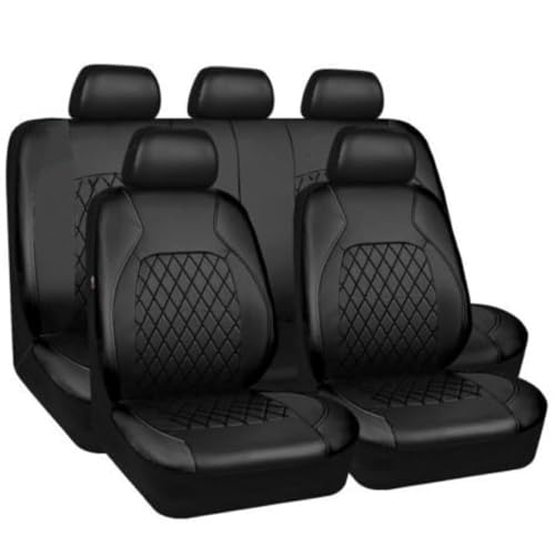 BEROZA Autositzbezüge, für Audi A4 B8 Sedan 2007-2015 5-Sitze Ledersitzbezüge Allwetter wasserdichtes Komfortabler Autositzbezug Full Set Sitzbezüge,B