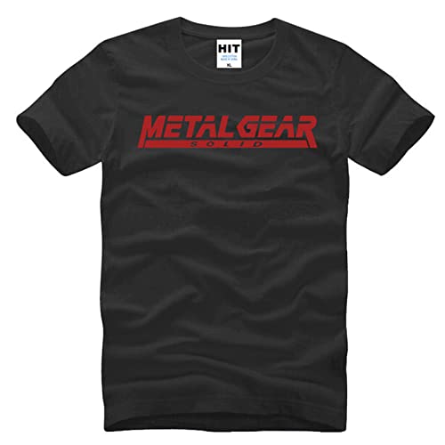 JANJARO Spiel Metal Gear Solid Brief Gedruckt Herren Männer T Shirt T-Shirt 2016 Neue Kurzarm Baumwolle T-Shirt T-Stück T-Shirt Masculina Rote Doodle-Serie