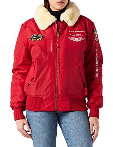 Alpha Industries Injector III Air Force Jacke Rot M