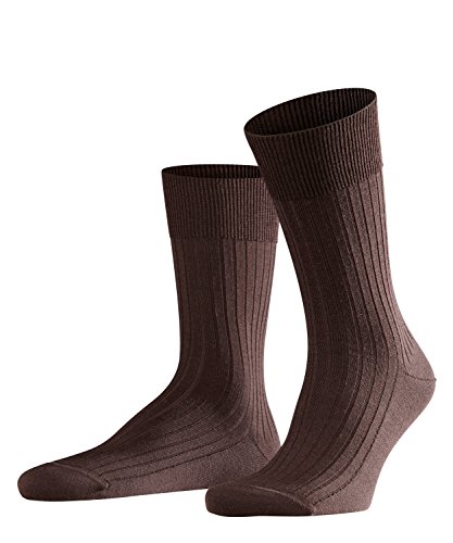 FALKE Herren Socken Bristol Pure, 91% Merinowolle, 1 Paar, Braun (Brown 5930), Größe: 43-44