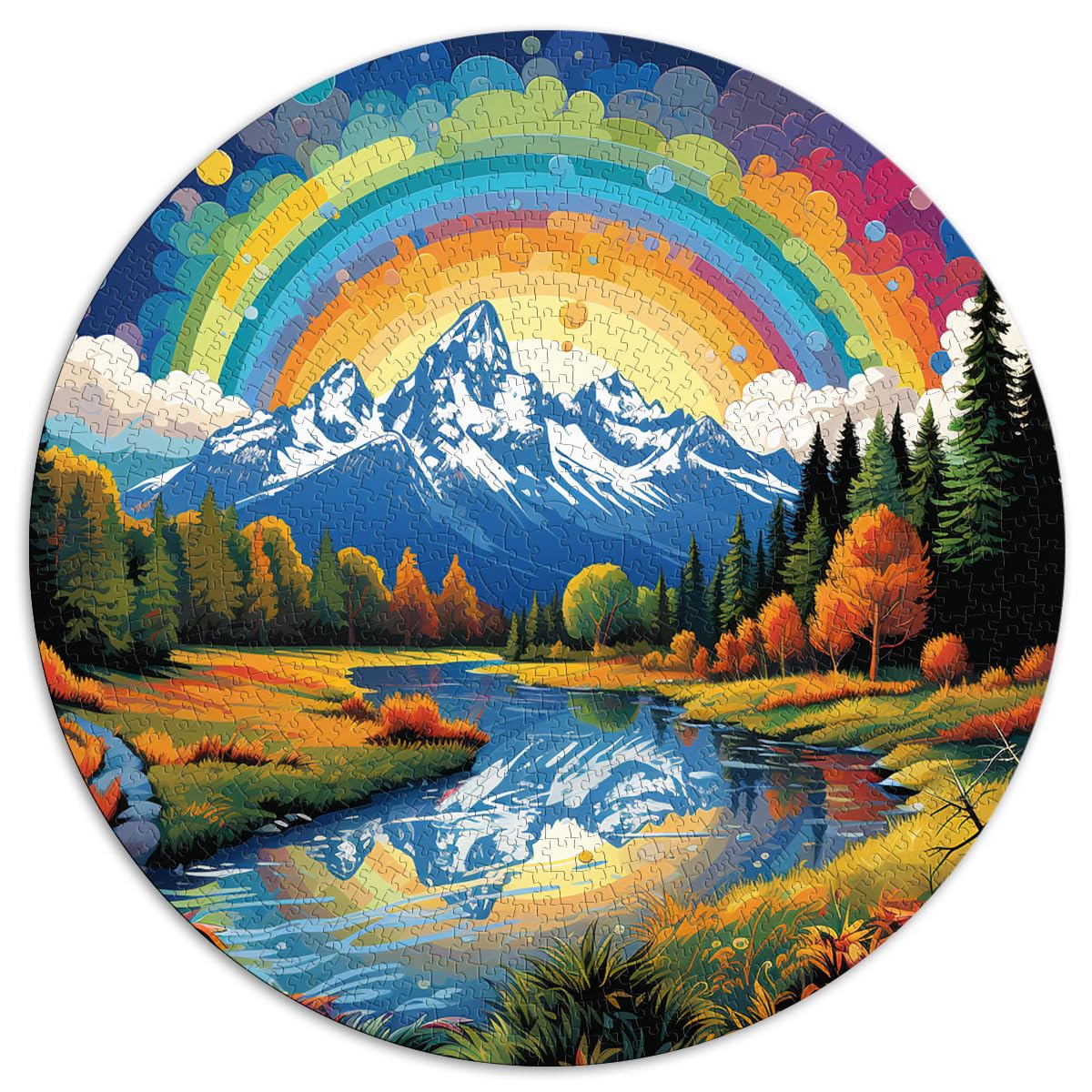 Puzzle | Puzzles Grand Teton National 1000 Puzzles für Erwachsene 67,5 x 67,5 cm Einfache Puzzles Geburtstagsgeschenk, Geschenke für oder, Wandkunst