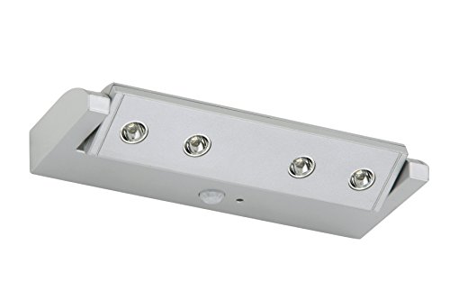 Briloner Leuchten Unterbauleuchte mit Sensor, 4 LED, titan / silber 2269-041