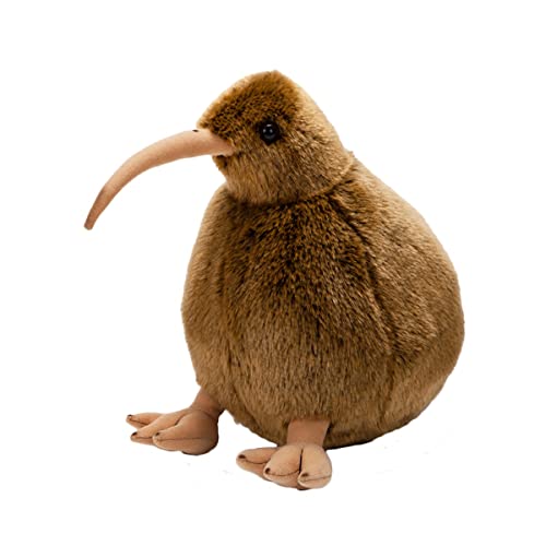 DANAIM Kiwi-Vogel-Plüschtier, Realistische Pelzige Kiwi-Vogel-Plüschpuppe, Weich, Flauschig Wie Ein Echter Vogel, Umarmendes Spielzeug, Geschenke for Kinder, Geburtstag, Weihnachten(Height 50cm)