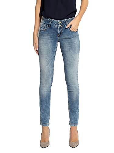 LTB Damen Jeans Zena Mid Rise Slim (25W / 30L, Elite Undamaged Wash)