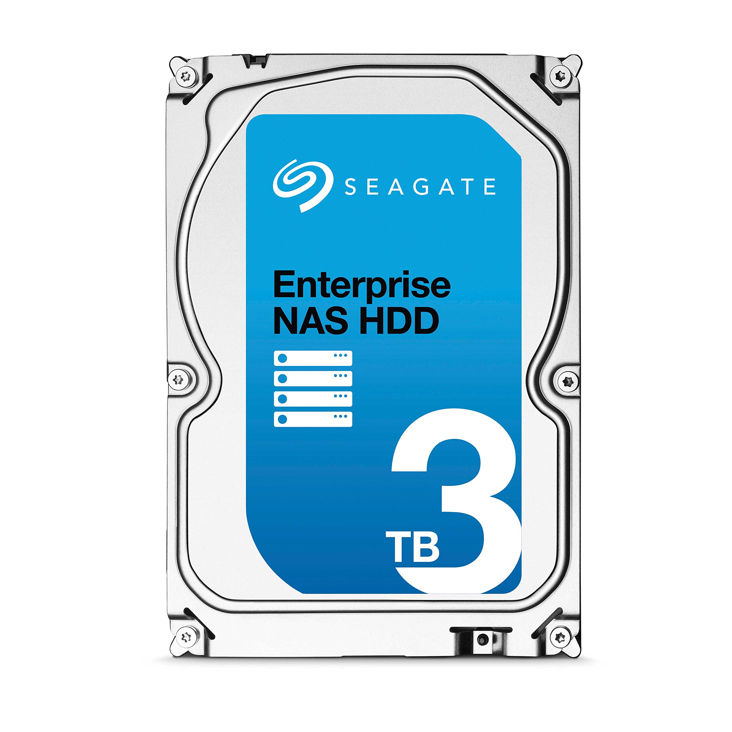 Seagate Enterprise NAS HDD - 3 TB - interne Festplatte, ST3000VN0001 (3,5 Zoll), 7200rpm, 128 MB Cache, SATA III für NAS-Betrieb