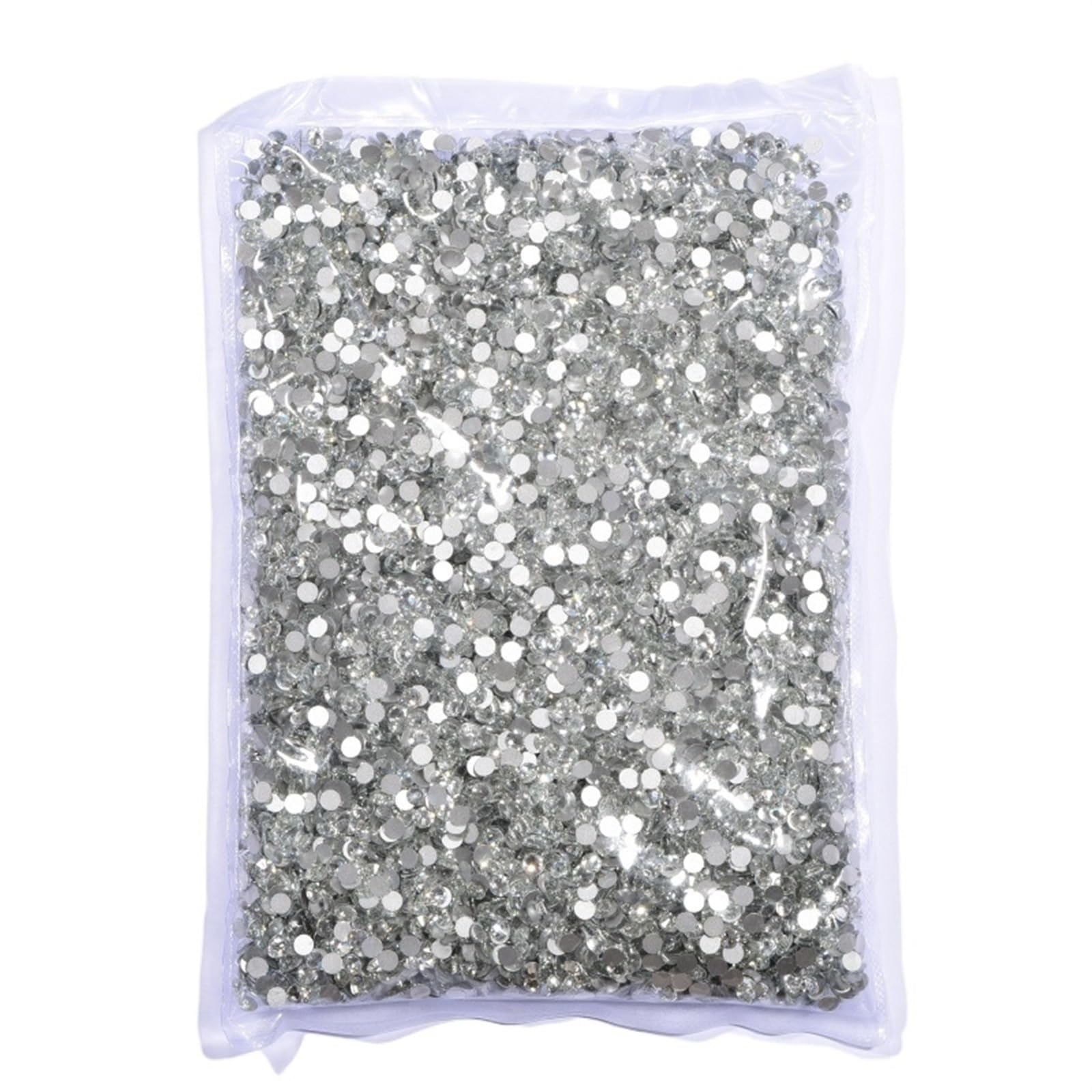 Bulk Flatback Strasssteine, Kristall Hotfix, 1000 Stück glitzernde, nicht Hotfix-Strasssteine ​​für Nägel, Kristalle, Nagelzubehör for Nagel-Charms, Kleid, Nagelkunst(Ss6)