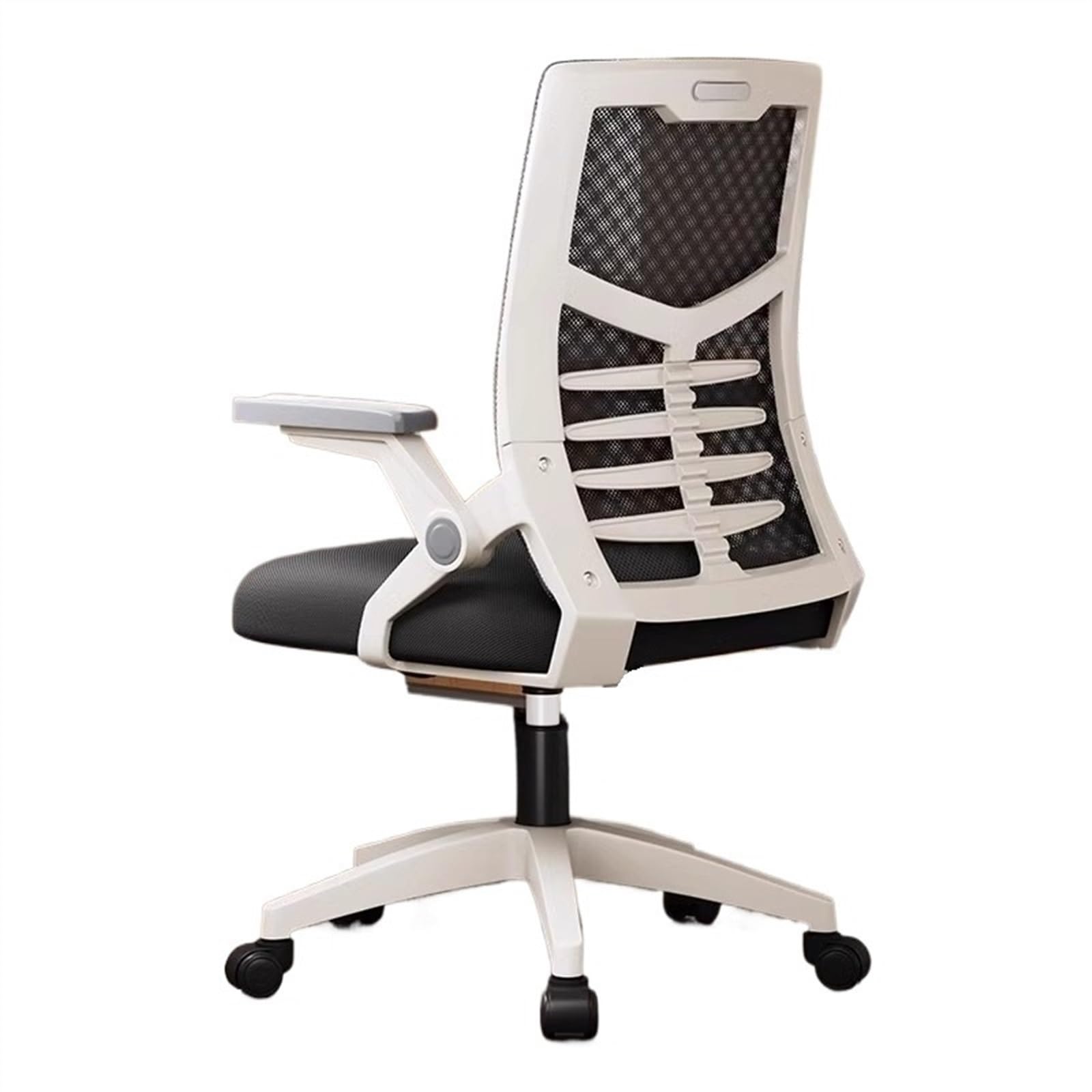 Bürostuhl Ergonomischer Chefsessel mit verstellbarer Armlehne, ergonomischer Drehstuhl fürs Büro und Zuhause, Schreibtischstuhl aus Netzgewebe mit hoher Rückenlehne Schreibtischstuhl(Schwarz)