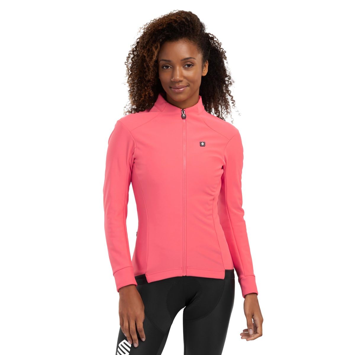 SIROKO - Fahrradjacke für Damen J1 Breakaway - L - Neon-Koralle