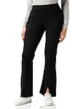 JDY Damen JDYPRETTY Flare Slit Pant JRS NOOS Hose, Black, S/34