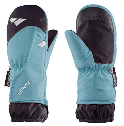 Zanier Unisex Jugend 12158-4520-1 Handschuhe, Türkis, Schwarz, 1