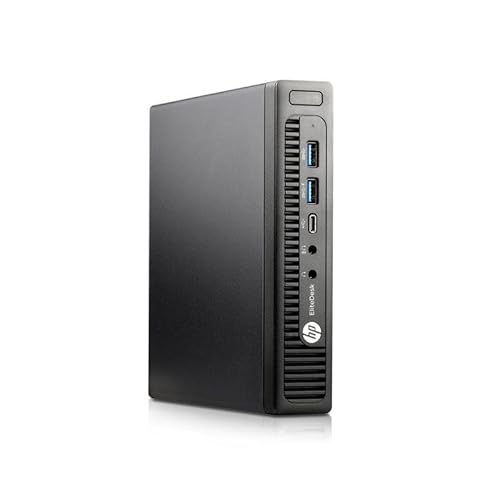 PC HP EliteDesk 800 G2 DM, Display 27 Zoll, Intel G4400T RAM, 16 GB SDD, 240 GB, W11, WLAN (generalüberholt)