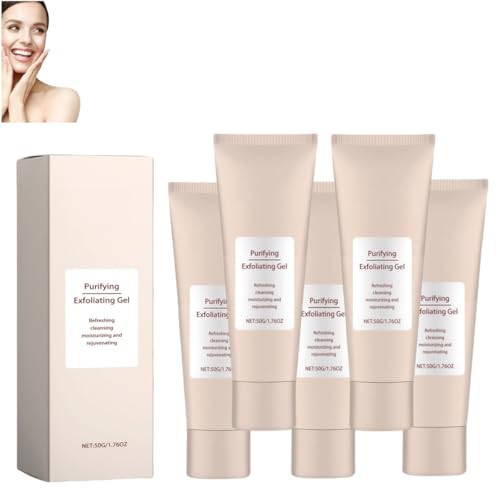 Quaxury Reinigendes Peeling-Gel, Körperreinigungscreme, Peeling-Gel für Gesicht und Körper, sanftes Peeling-Reinigungsmittel, geeignet für alle Hauttypen