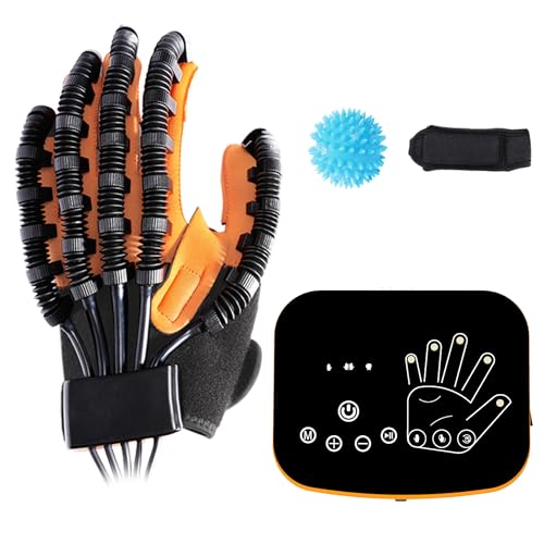 EMFOCU Hemiplegie-Fingerrehabilitationstrainer Handrehabilitations-Roboterhandschuhe für Schlaganfall-Arthritis-Wiederherstellungsübungsschienenausrüstung ， Lindert Ermüdungskrämpfe der Finger