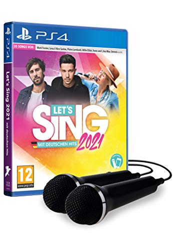 Let's Sing 2021 mit deutschen Hits [+ 2 Mics] (Playstation 4) [AT-PEGI]