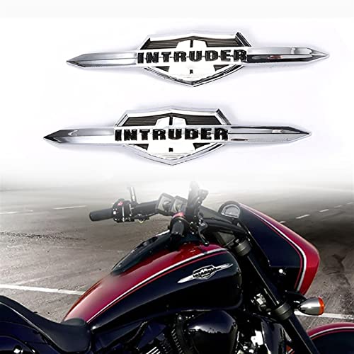 Motorrad Aufkleber Gas Tank Emblem Abzeichen Chrom Kraftstofftank Aufkleber Für Suzuki Intruder VL400 VL800 LC1500 Volusia Schmücken