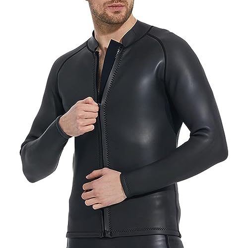 Neoprenanzug für Herren und Damen, Oberteil, Jacke, Hose, 2 mm Neopren, Glatte Haut, Tauchanzüge, Wärme und Komfort – für alle Wassersportarten,Men's Jackets,XL