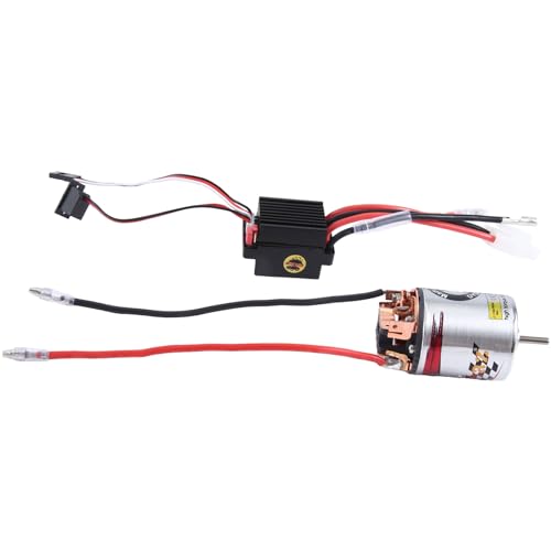 Lmzzdld 540 Brushed Motor 17T & 320A ESC Brushed Motor Speed Controller mit 2A BEC für 1/10 RC Off-Road Racing Car Truck Ersatzzubehör