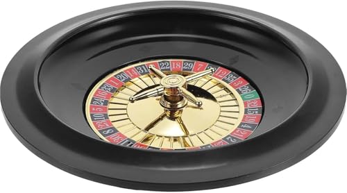 Holz-Roulette-Rad, 12-Zoll-Digital-Zifferblatt, tragbares Multifunktions-Roulette-Brettspiel, Plattenspieler, Unterhaltung für Erwachsene, Roulette-Rad, 1