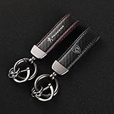 BEROZA Auto Schlüsselanhänger, für Peugeot 2008 2020-2022 Schlüsselanhänger Zubehör Autoschlüssel Dekor Unisex personalisiertes Geschenk,C-2pcs