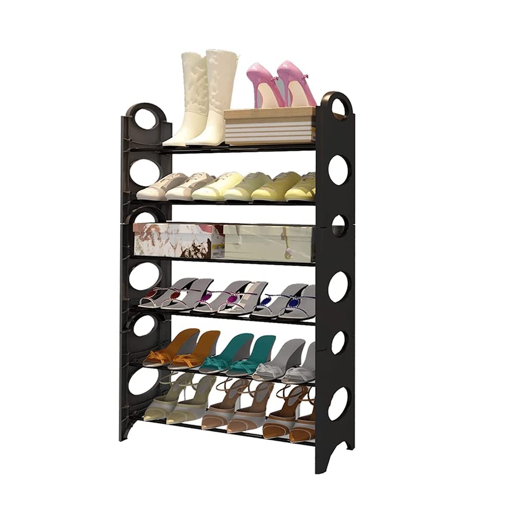 CNBYDK Exquisites Schuhregal, Schuhregal, freistehend, mehrschichtig, Schuh-Organizer für Zuhause, Wohnzimmer, Balkon, Eingangsbereich, Flur, Schuhständer, platzsparend, modisch