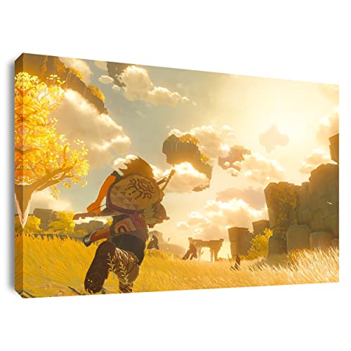 Artis Prints Leinwandbild The Legend of Zelda, Breath of The Wild 2, Klein bis XXL, Inneneinrichtung - Wohnzimmer - Wohnung, Dekoration