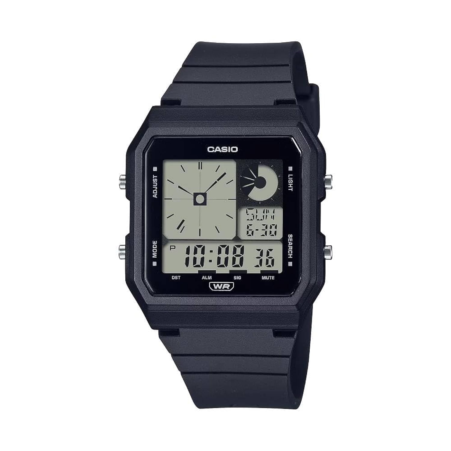 Casio Herren Analog-Digital Quarz Uhr mit Harz Armband D311