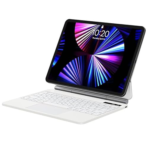 Baseus Brilliance PRO Hülle mit Tastatur für iPad 10, 10,9 Zoll (weiß)