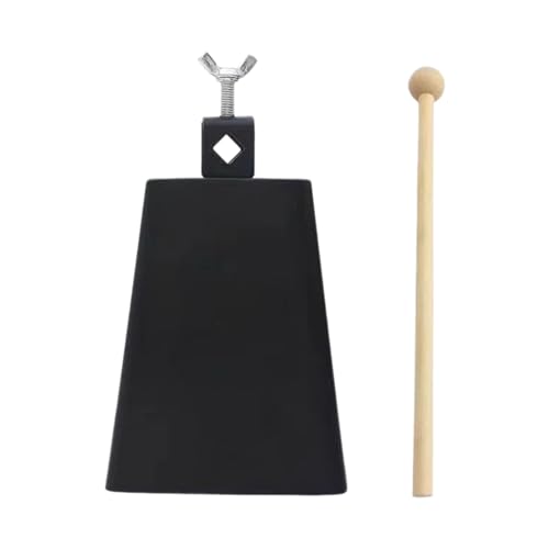 Große Kuhglocke Geräuschmacher Metall Kuhglocke Hand Percussion Musik Cowbell für Event Drum Set Kirche Hochzeit Noise Maker Hand Percussion Cowbell