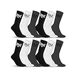 EVERLAST Herren Chaussettes Evl/1/Tenx12 Freizeitsocken, A, 43/46