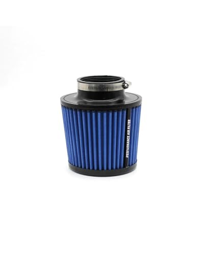 Luftfilter Für Sport Racing Auto Motor Lufteinlass 76MM 89MM 101MM Auto Luftfilter Cold Air Intake Universal Filter Autoluftfilter(89MM-Blue)