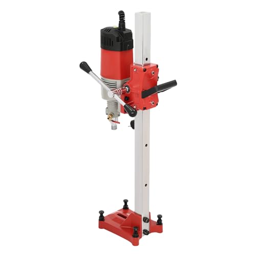 Motorisierung Kernbohrmaschine Nass Trocken 3300W Nass Trocken Kernbohrgerät 165mm Kernbohrmaschine + Standfuß Set 800U/min Diamantbohrer Diamant Kernbohrgerät